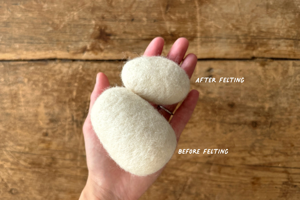 Felted Eggs