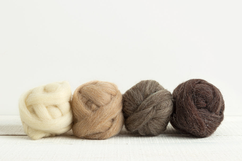 Wool Roving Set (Nature)